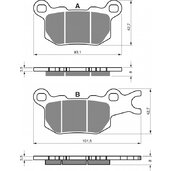 Brzdové obloženie GOLDFREN 377 K5