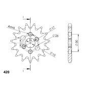 Reťazové koliečko SUPERSPROX CST-252:14 14T, 420