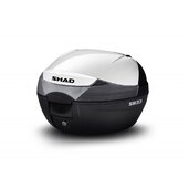 Topcase - s farebným krytom SHAD SH33 biela