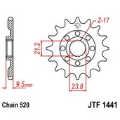Reťazové koliečko JT JTF 1441-15 15T, 520