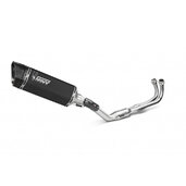 Výfuk kompletný 2x1 MIVV SR-1 Y.073.LR1XB čierna