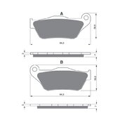 Brzdové obloženie GOLDFREN 262 AD