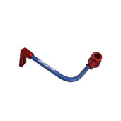 Lever guard ACCOSSATO with blue hose and joint left, aluminium