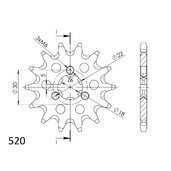 Reťazové koliečko SUPERSPROX CST-1445:13 13T, 520