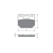 Brzdové obloženie GOLDFREN 074 S3