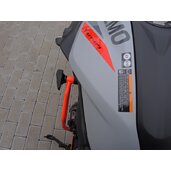 RDmoto padací rám - Yamaha MT07 červený SL01 /CF79R