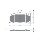 Brzdové obloženie GOLDFREN 328 AD  STREET