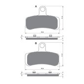 Brzdové obloženie GOLDFREN 275 S3