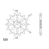 Reťazové koliečko SUPERSPROX CST-565:12 12T, 520