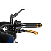 Páčka spojky bez adaptéra PUIG 3.0 24ONP výsuvné skladacie zlato/strieborná