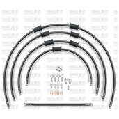 ŠTANDART -predok -sada Venhill POWERHOSEPLUS SUZ-6014FS-BK (5 hadíc v sade) čierna hadica,nerezové koncovky