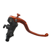 Radial brake master cylinder ACCOSSATO 19 x 18 with fixed lever,orange