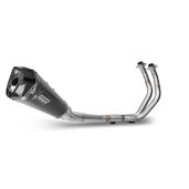 Výfuk kompletný 2x1 MIVV DELTA RACE Y.045.LDRB Oceľovo čierna