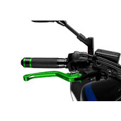 Páčka brzdy bez adaptéra PUIG 3.0 120VP dlhé zeleno/strieborná