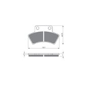 Brzdové obloženie GOLDFREN 216 AD