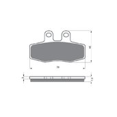 Brzdové obloženie GOLDFREN 010 S3