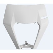 Maska predného svetla POLISPORT 8666800001 biela KTM