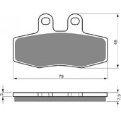 Brzdové obloženie GOLDFREN 010 K5