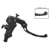 Radial brake master cylinder ACCOSSATO 19 x 18 with folding lever,black