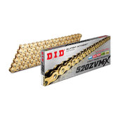 ZVM-X-x krúžok -pevnejšie D.I.D Chain 520ZVM-X 120 L zlatá/zlatá