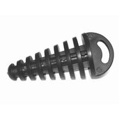 Zátka do výfuku POLISPORT 2 zdvihy čierna