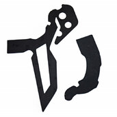 Rubber Frame Pads VIBRAM M7355N Off-Road čierna