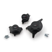 Ochranné kryty motora PUIG 20625N čierna zahrnuje pravý, ľavý kryt a kryt alternátora