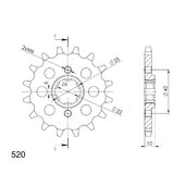 Reťazové koliečko SUPERSPROX CST-306:15 15T, 520