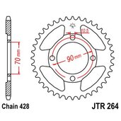 Reťazová rozeta JT JTR 264-45 45T, 428