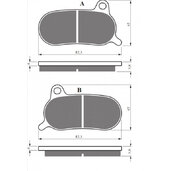 Brzdové obloženie GOLDFREN 436 GP6