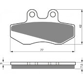 Brzdové obloženie GOLDFREN 095 AD  STREET