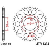 Reťazová rozeta JT JTR 1334-47 47T, 530