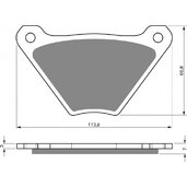 Brzdové obloženie GOLDFREN 060 AD