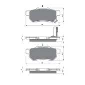 Brzdové obloženie GOLDFREN 341 S33 OFF-ROAD Zadná