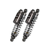 Rear Twinshocks BITUBO Piggyback tank - ADJ:Manual spring preload, rebound, compression Chromed springs