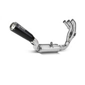 Výfuk kompletný MIVV X-M1 Y.066.LC4B čierna nerezová oceľ