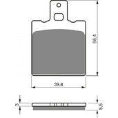 Brzdové obloženie GOLDFREN 083 S3