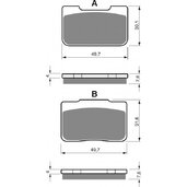 Brzdové obloženie GOLDFREN 203 S33 STREET FRONT