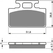Brzdové obloženie GOLDFREN 161 AD
