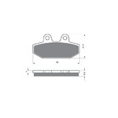 Brzdové obloženie GOLDFREN 395 AD  STREET