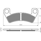 Brzdové obloženie GOLDFREN 409 K5