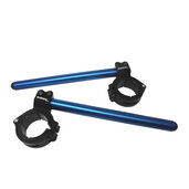 Adjustable clip-ons ACCOSSATO inclination from 6Â° to 10Â° without inner ring, blue