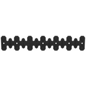 Ochrana výfukového potrubia POLISPORT ARMADILLO dlhé čierna