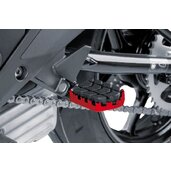 Stupačky bez adaptéru PUIG ENDURO 7587R červené s gumou