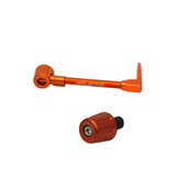 Lever guard ACCOSSATO with orange hose and joint right, aluminium