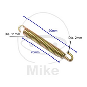 Exhaust springs - dimensions