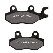 Brzdové obloženie EBC SFAC165