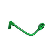 Lever guard ACCOSSATO with green hose and joint left, aluminium