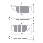 Brzdové obloženie GOLDFREN 311 AD  STREET