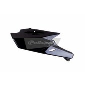 Bočné číslové tabuľky POLISPORT 8607000003 (pár) čierna